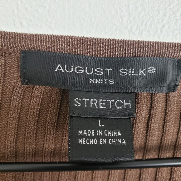 August Silk Ribbed Sweater - Picture 7 of 7